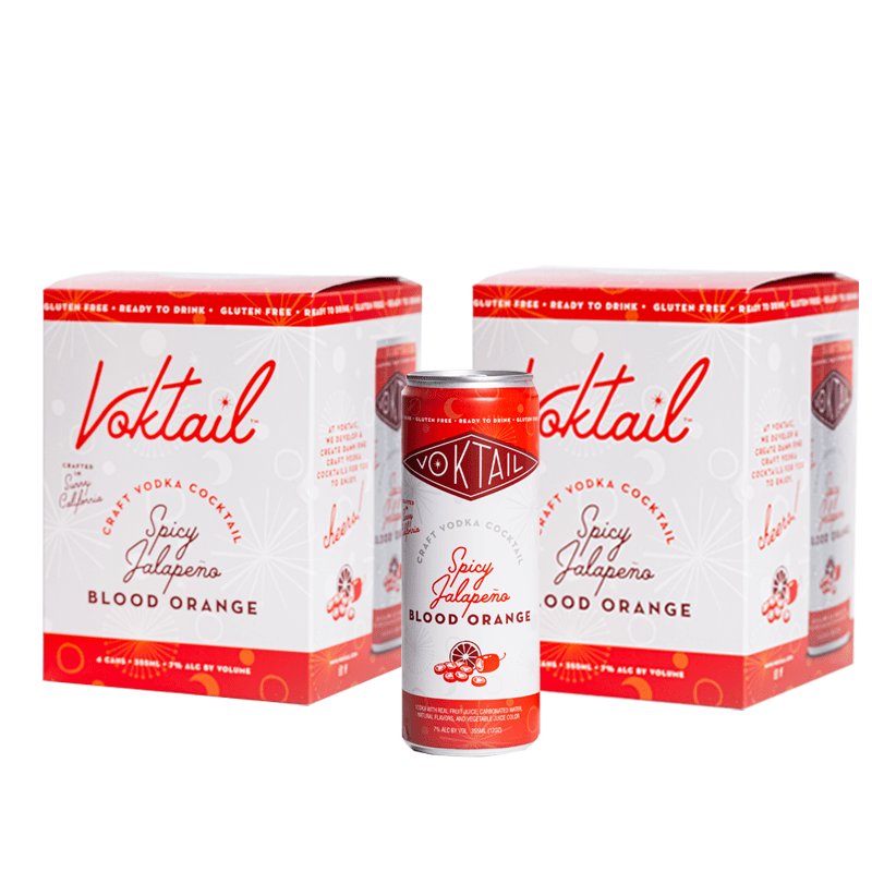 Voktail: Spicy Jalapeno Blood Orange 4 Pack Buy one Get one Deal
