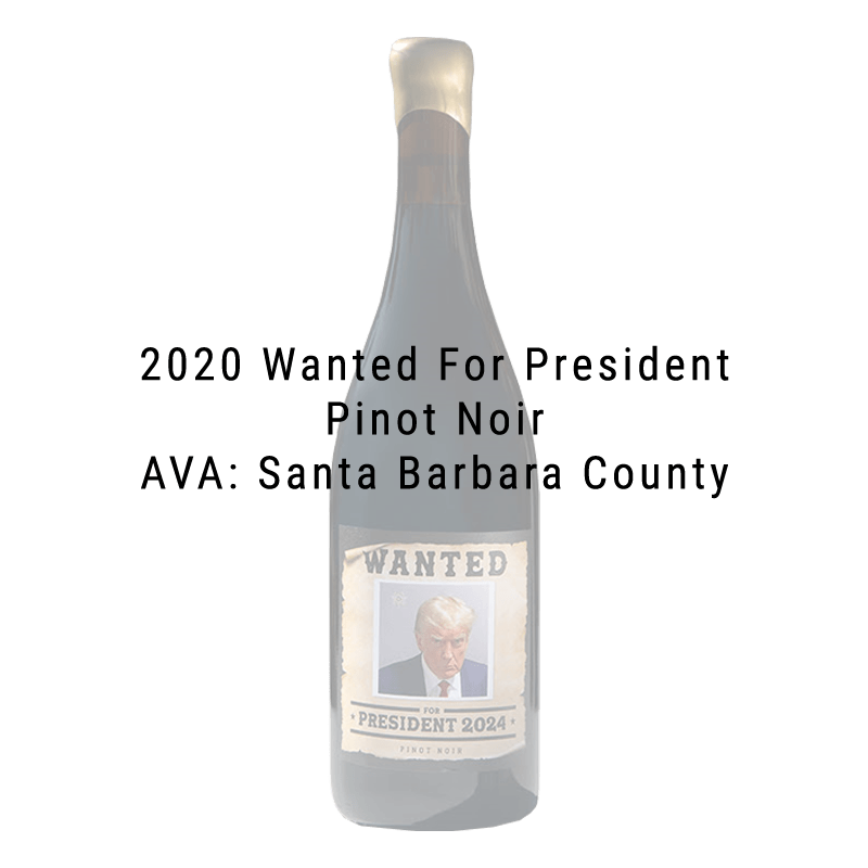 Wanted For President 2024 Pinot Noir 12 Pack