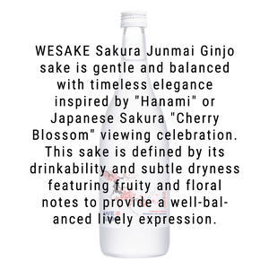 Wesake: Sakura Junmai Ginjo Sake 720mL