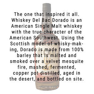 Whiskey Del Bac Dorado Single Malt Whiskey 750mL