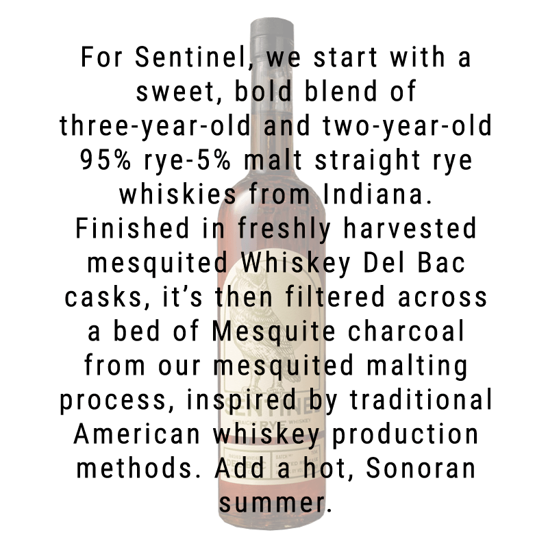 Whiskey Del Bac Sentinel Straight Rye Whiskey 750mL