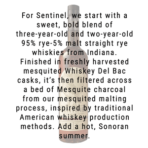 Whiskey Del Bac Sentinel Straight Rye Whiskey 750mL