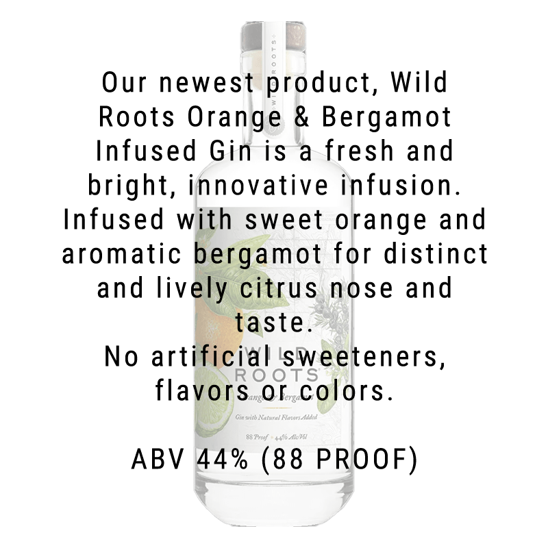 Wild Roots Orange & Bergamot Infused Gin 750mL