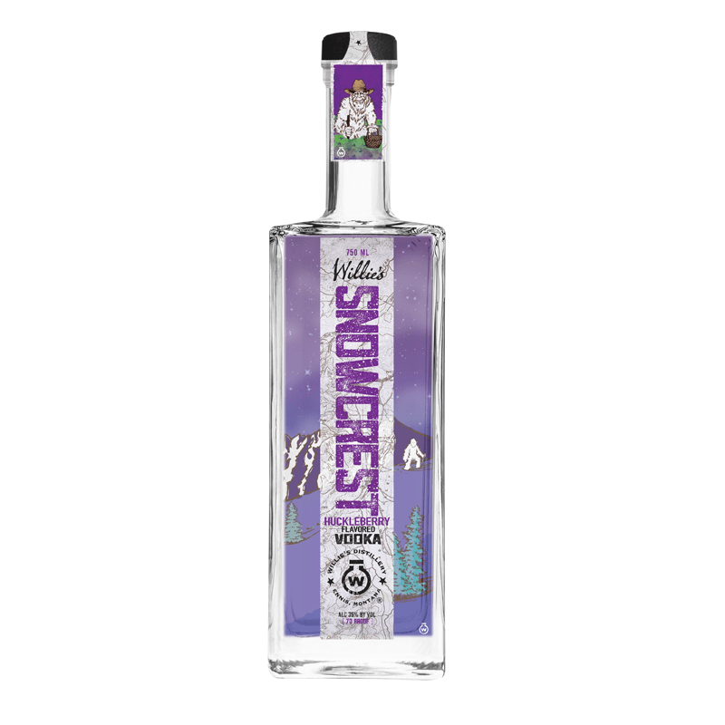 Willie's Distillery Snowcrest Huckleberry Vodka 750ml