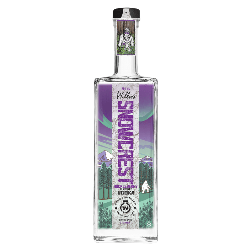 Willie's Distillery Snowcrest Huckleberry Vodka 750ml