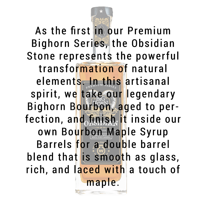 Willie's Distillery Bighorn Bourbon Obsidian 750ml