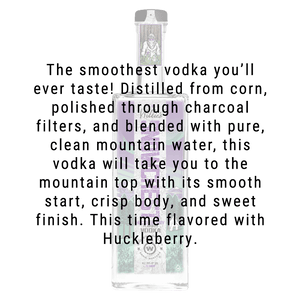 Willie's Distillery Snowcrest Huckleberry Vodka 750ml