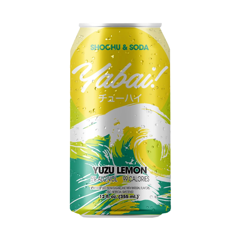 Yabai! Yuzu Lemon Shochu and Soda 12.oz 4 pack