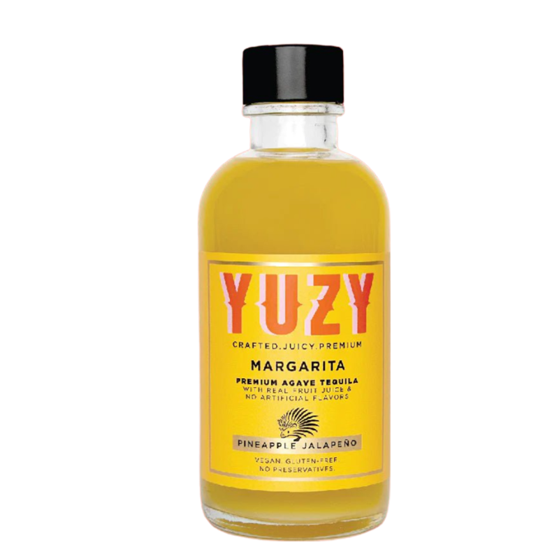 Yuzy Margarita Pineapple Jalapeno 375mL 4 Pack