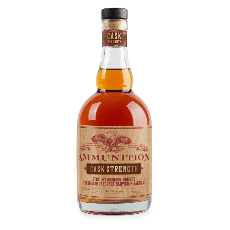 Ammunition Cask Strength Bourbon 750mL - Great American Craft Spirits
