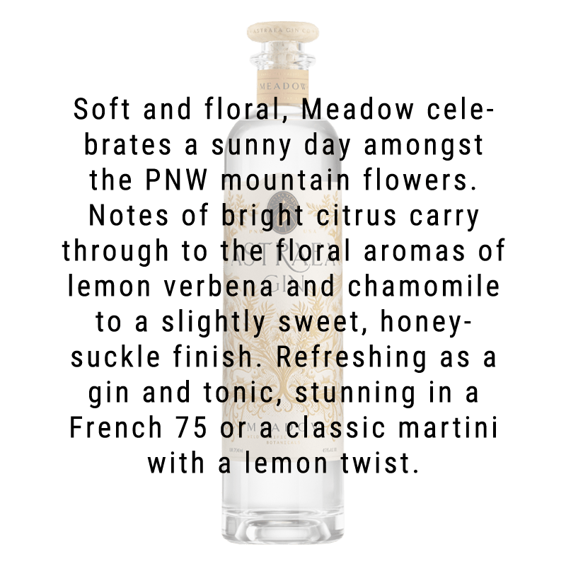 Astraea Spirits Meadow Gin 750ml - Great American Craft Spirits