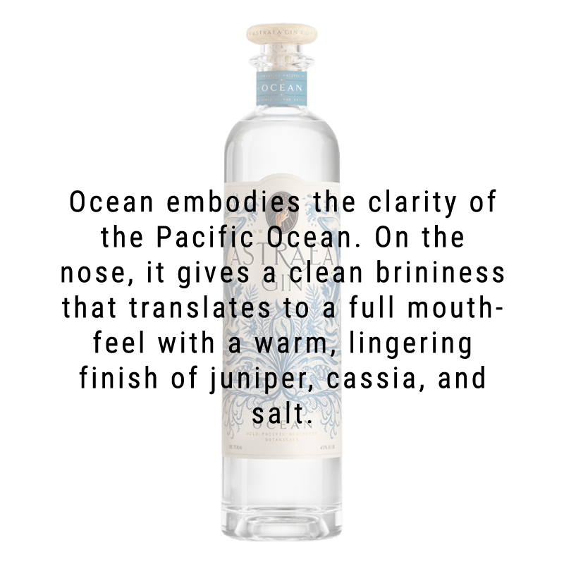 Astraea Spirits Ocean Gin 750ml - Great American Craft Spirits