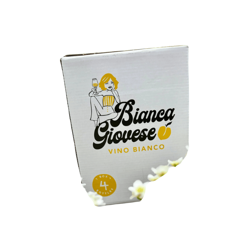 Bianca Giovese Vino Bianco Organic Italian White Wine 3L - Great American Craft Spirits