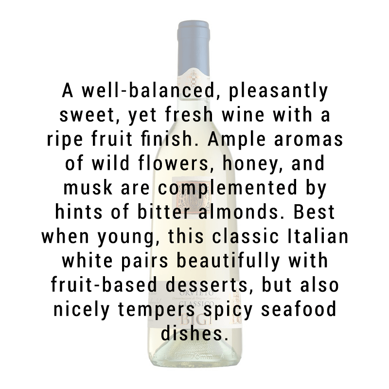 Bigi Orvieto Classico 750mL - Great American Craft Spirits