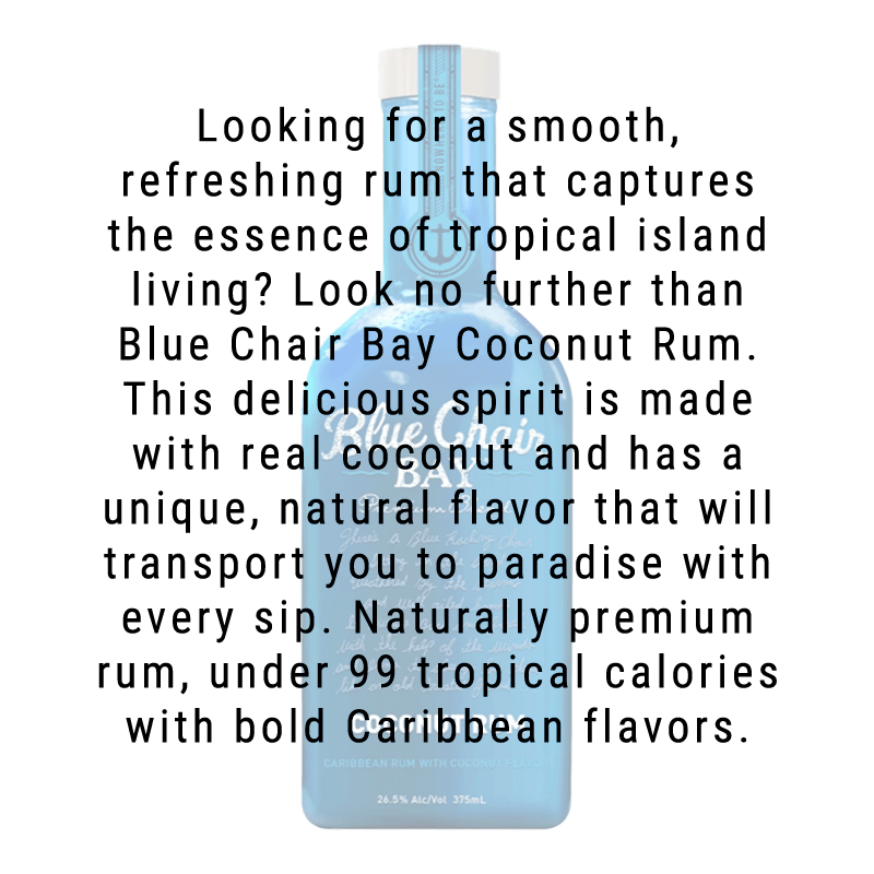Blue Chair Bay Coconut Rum 375mL - Great American Craft Spirits