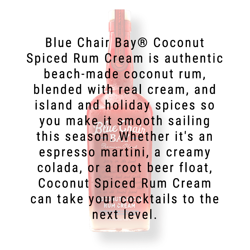 Blue Chair Bay Coconut Spiced Rum Cream 750mL - Great American Craft Spirits