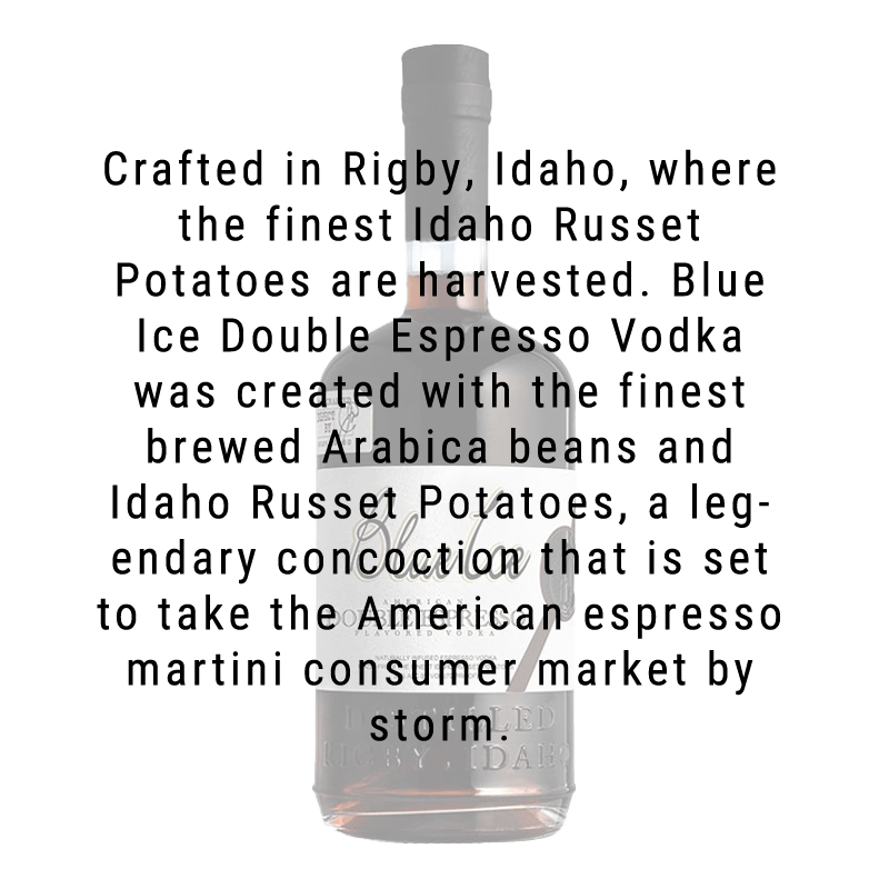 Blue Ice Double Espresso Vodka 750ml - Great American Craft Spirits