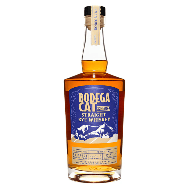 Bodega Cat Rye Whiskey | Chance to Win a Signed Bottle by Mark Normand! | 750ml - Great American Craft Spirits