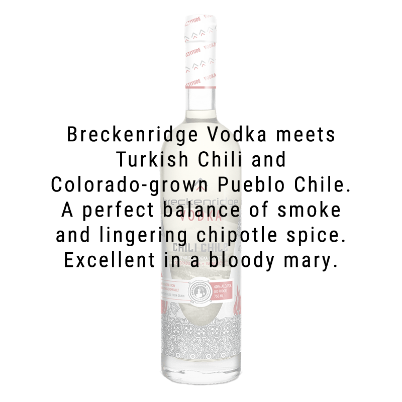 Breckenridge Chili Chile Flavored Vodka 750mL - Great American Craft Spirits