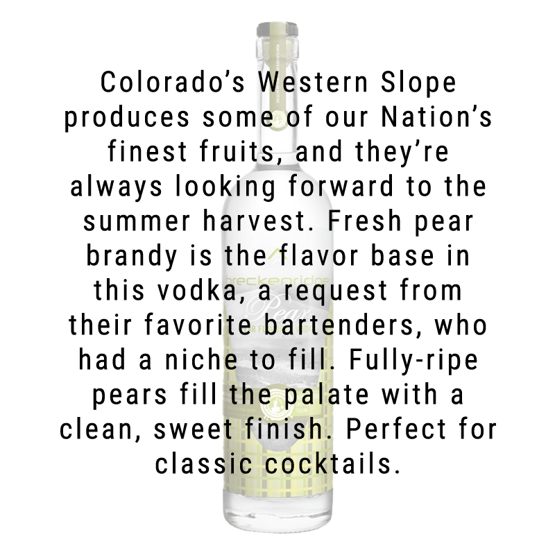 Breckenridge Pear Flavored Vodka 750mL - Great American Craft Spirits