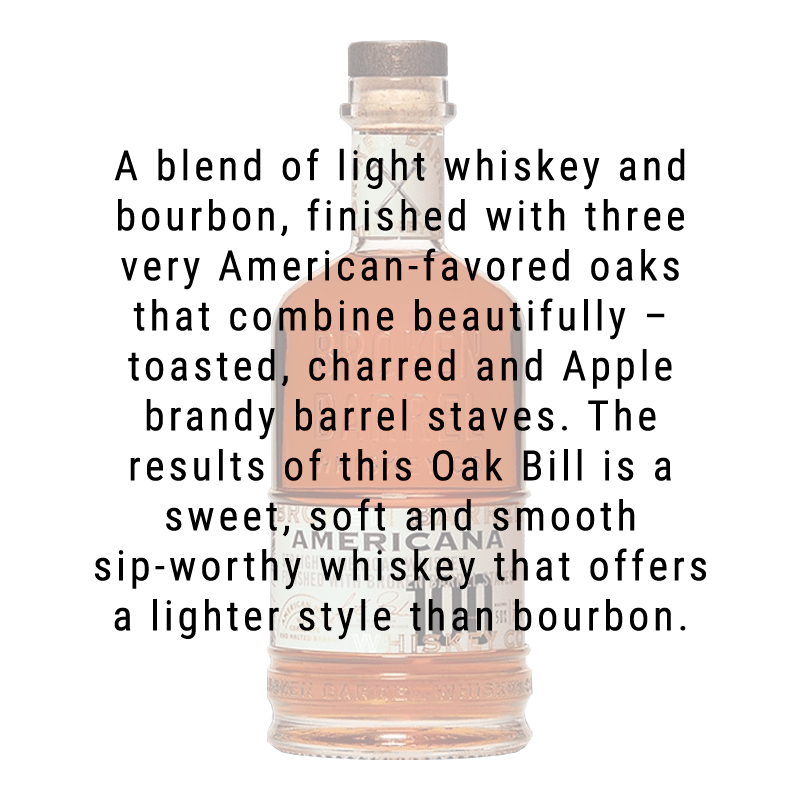 Broken Barrel American Straight American Whiskey 750ml - Great American Craft Spirits