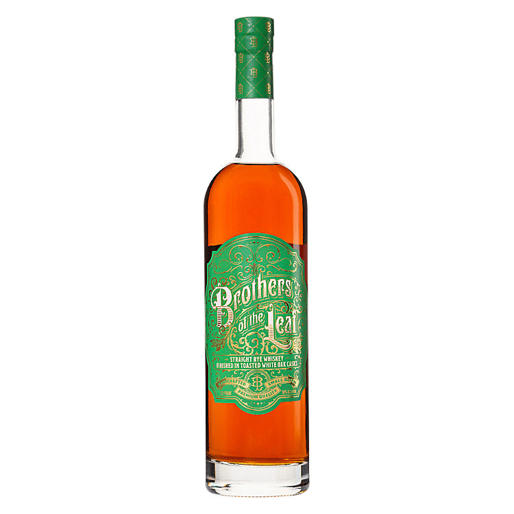 Brothers of the Leaf Straight Rye Whiskey Finished in Toasted American Oak 750ml - Great American Craft Spirits
