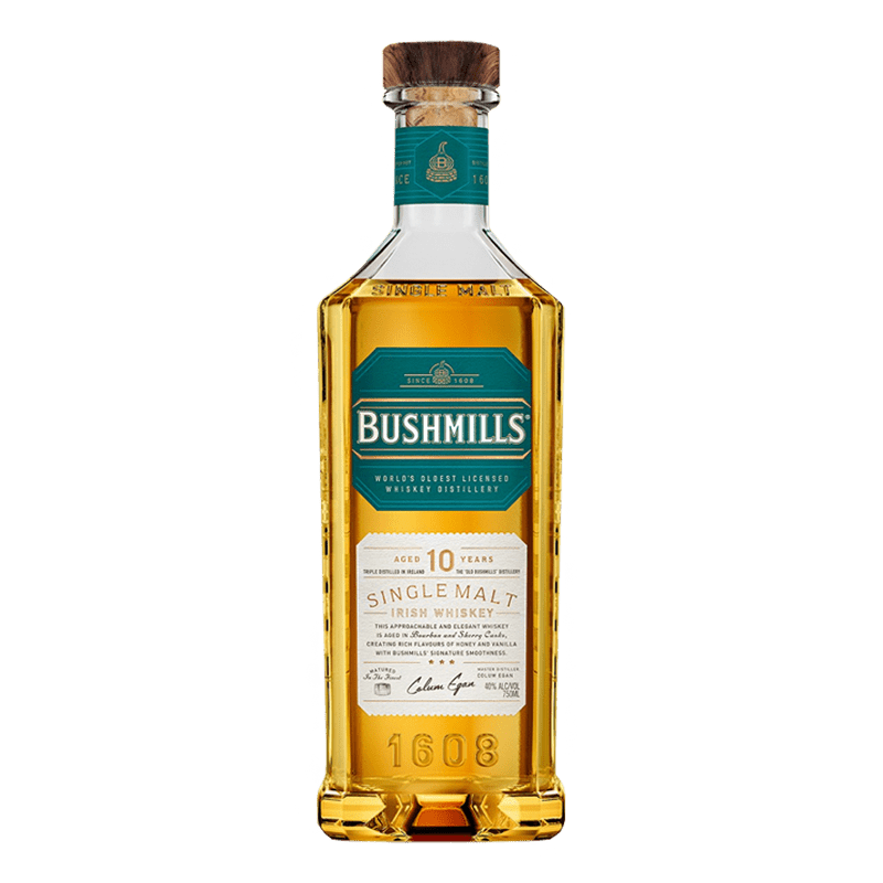 Bushmills 10 Year Single Malt Irish Whiskey 750mL - Great American Craft Spirits