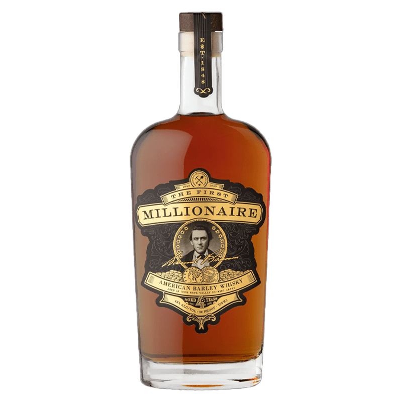Calistoga Depot Distillery First Millionaire Single Malt Barley Sacramento Whiskey 750mL - Great American Craft Spirits