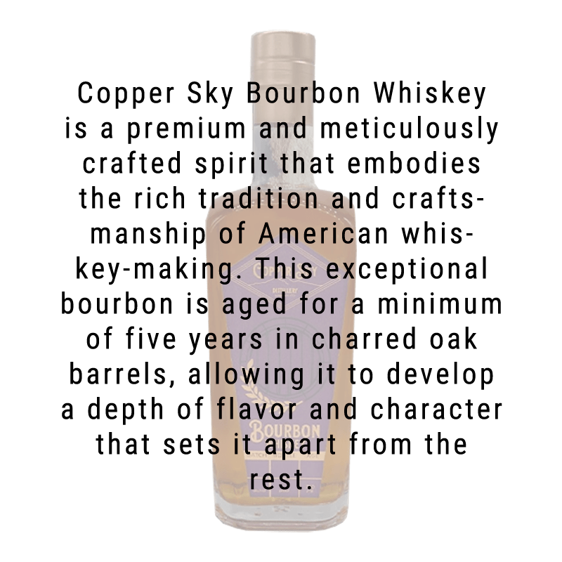 Copper Sky Bourbon Whiskey 750mL - Great American Craft Spirits