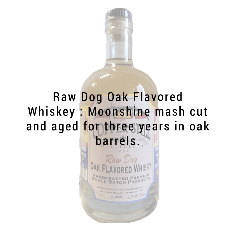 Copper Still Distillery Raw Dog Whiskey 750mL - Great American Craft Spirits