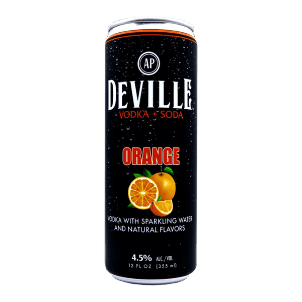 Buy Deville Beverage Co. Vodka + Soda Orange 12.oz | Great
