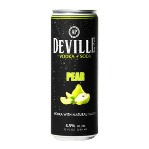 Buy Deville Beverage Co. Vodka + Soda Pear 12.oz | Great American