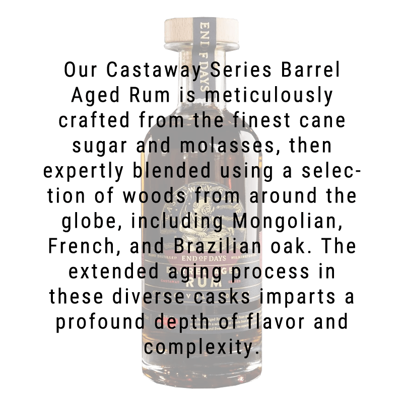 End of Days Castaway Series Barrel Aged Rum 750mL - Great American Craft Spirits