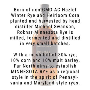 Buy Far North Roknar Minnesota Rye Whiskey 750mL | Great American Craft ...