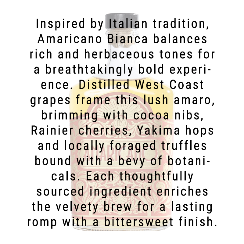 Fast Penny Spirits Amaricano Amaro Bianca Liqueur 750mL - Great American Craft Spirits