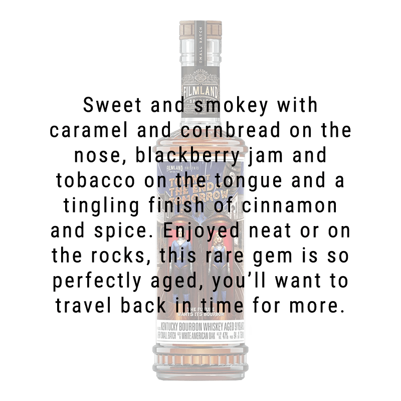 Filmland Spirits Town at the end of Tomorrow Bourbon Whiskey 750mL - Great American Craft Spirits