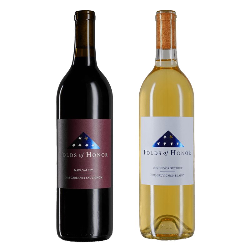 Folds of Honor 2023 Sauvignon Blanc & 2023 Cabernet Sauvignon 12 Pack - Great American Craft Spirits