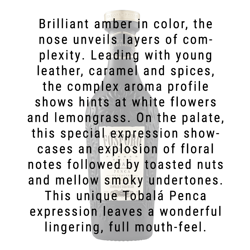 Fosforo Mezcal Tobala Penca 750ml - Great American Craft Spirits