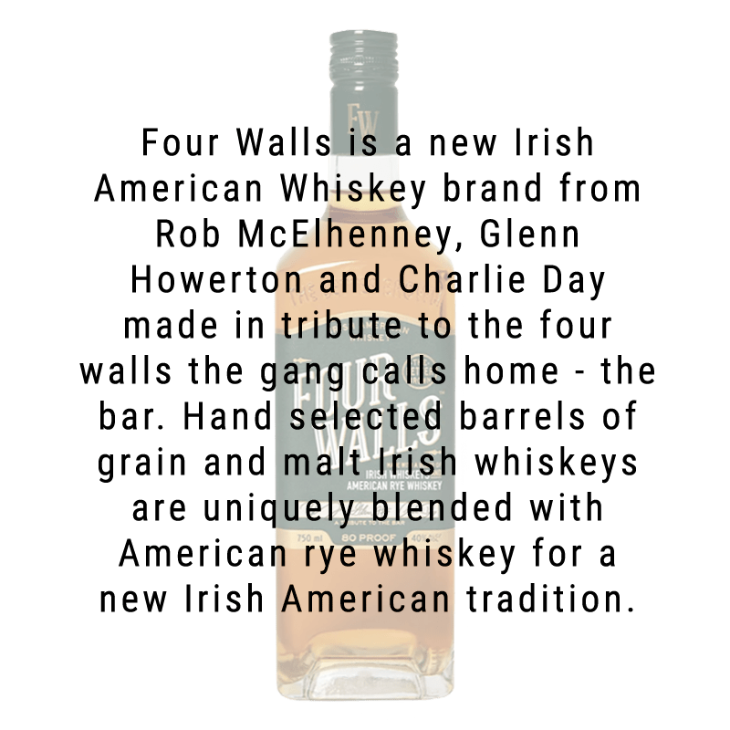 Four Walls Irish American Whiskey 750mL - Great American Craft Spirits