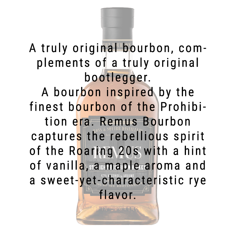 George Remus Straight Bourbon Whiskey 750mL - Great American Craft Spirits