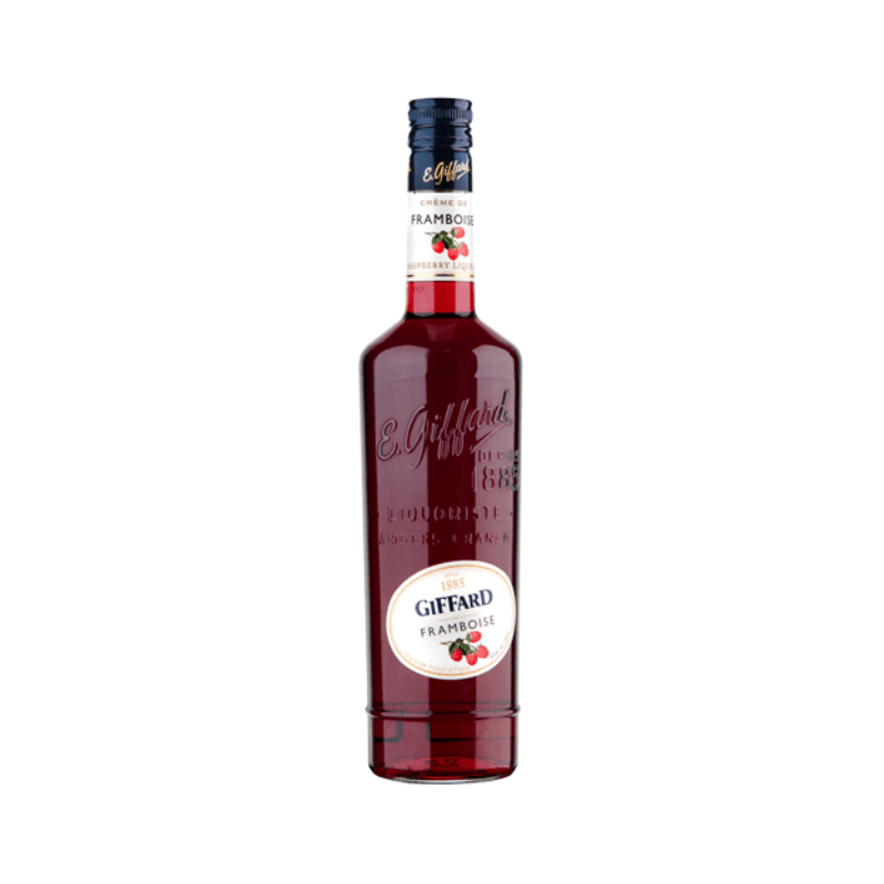 Bottle of Giffard Framboise Raspberry Liqueur 700ml – premium French fruit liqueur with sweet, fruity flavor, ideal for cocktails and desserts
