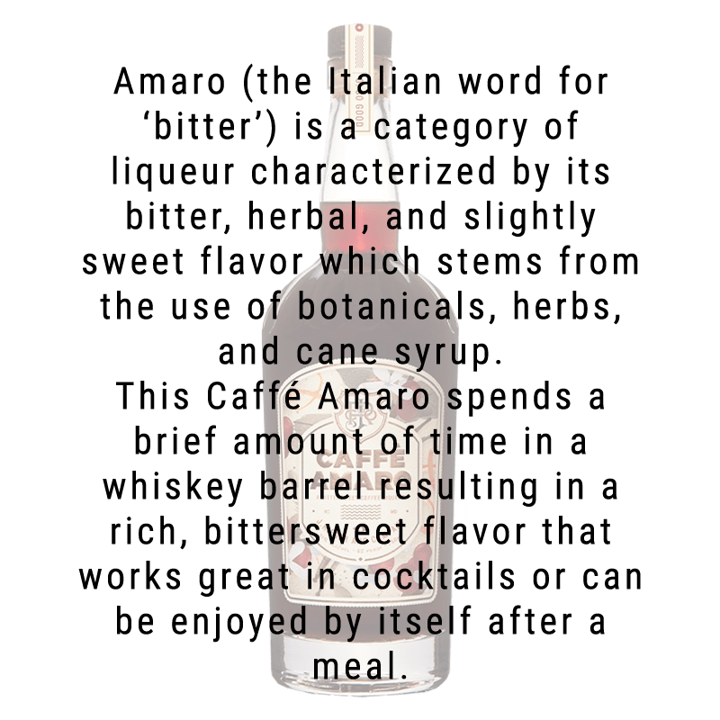 J Rieger & Co. Caffe Amaro 750mL - Great American Craft Spirits