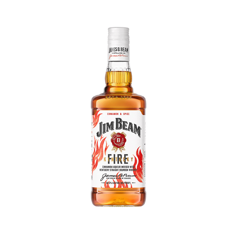 Jim Beam Cinnamon Flavored Whiskey Kentucky Fire 750ml - Great American Craft Spirits