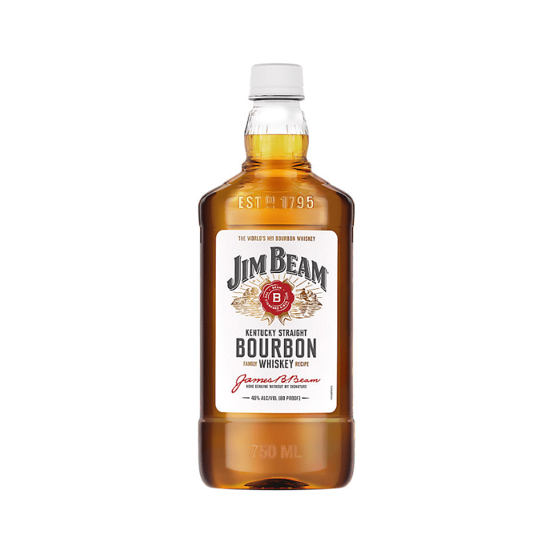 Jim Beam Straight Bourbon White Label 750ml - Great American Craft Spirits