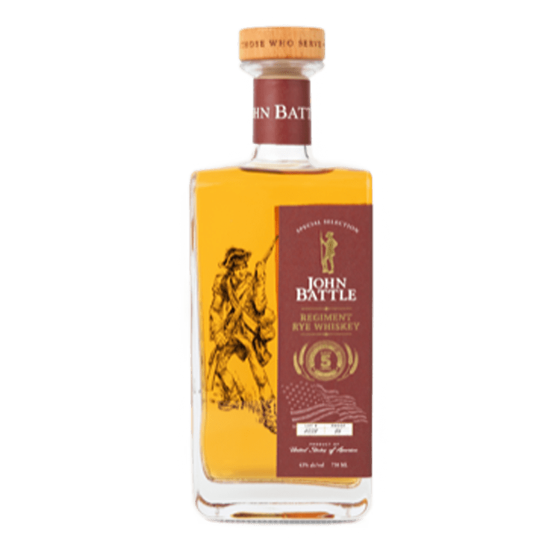 John Battle Regiment Rye Whiskey 750ml - Great American Craft Spirits