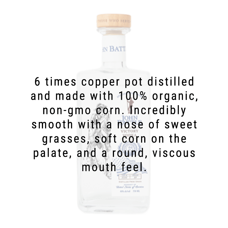 John Battle Vodka 750ml - Great American Craft Spirits