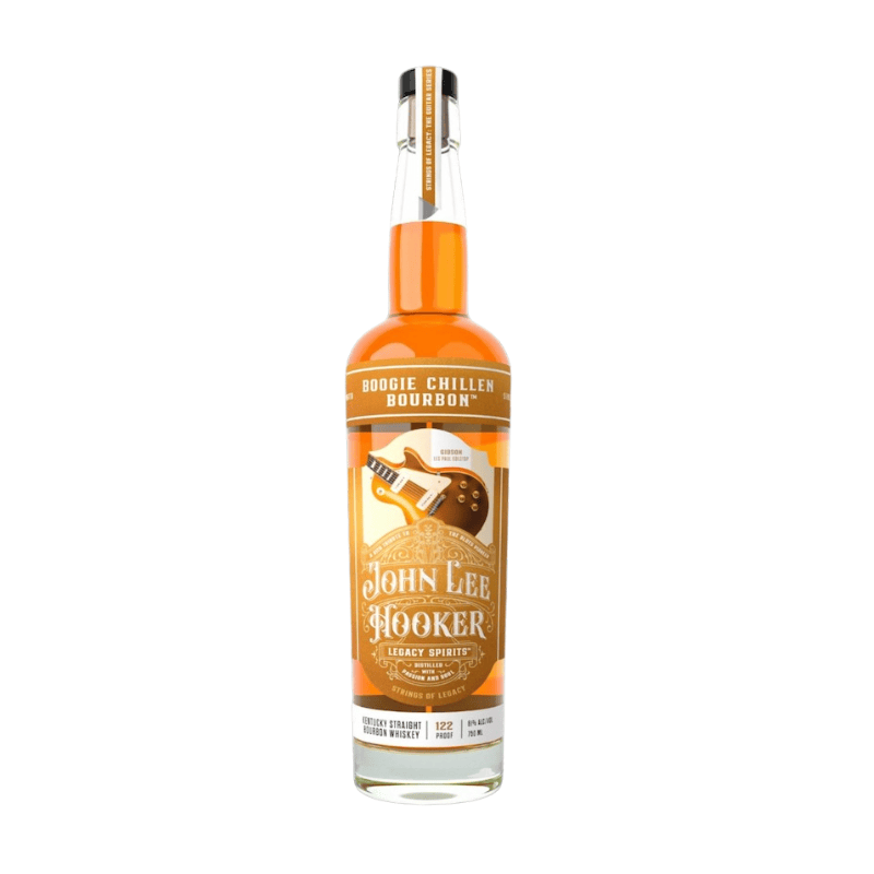 John Lee Hooker Legacy Spirits Strings of Legacy - Gibson Les Paul Goldtop Bourbon 750mL - Great American Craft Spirits