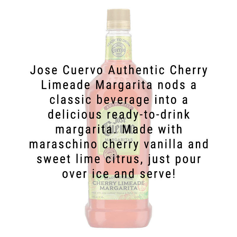 Jose Cuervo Authentic Cherry Limeade Margarita 1.75L - Great American Craft Spirits