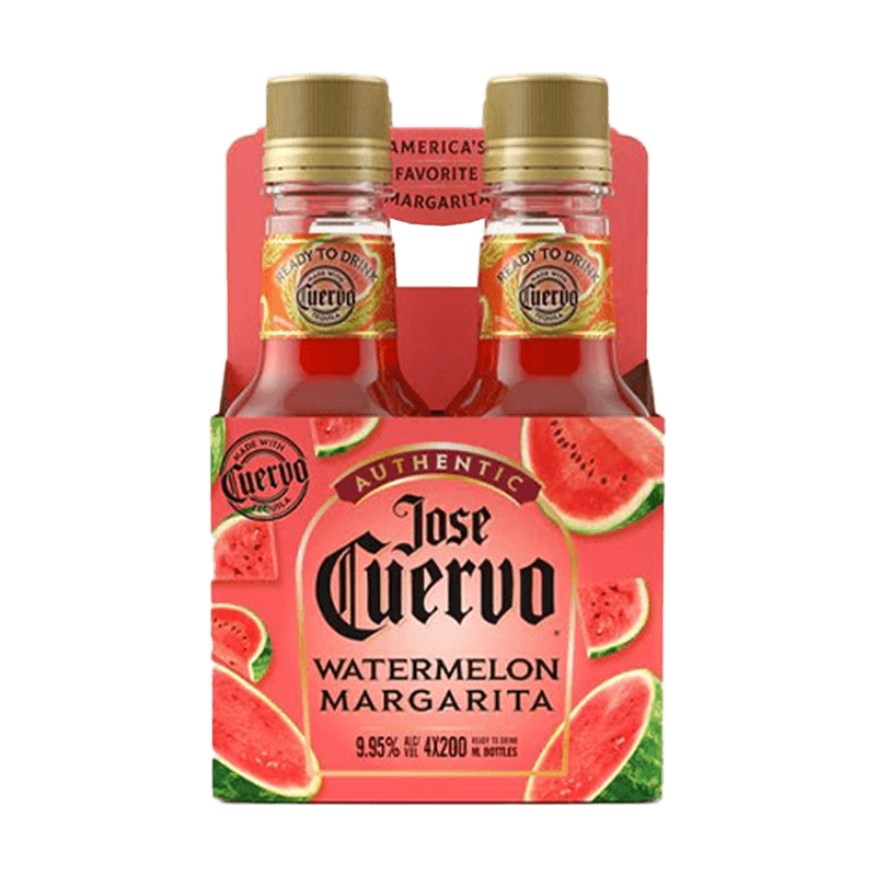 Jose Cuervo Authentic Watermelon Margarita 200mL 4 Pack - Great American Craft Spirits