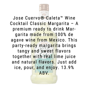 Jose Cuervo Caleta Wine Cocktail Classic Margarita 1.5L | Great